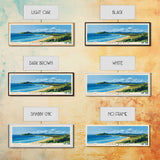 Long Beach, Fiji Panoramic Print, Vacation Gift, Fiji Wall Art, Beach Painting, Beach Decor, Large Wall Art, Wood Frame Art