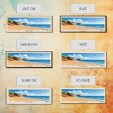 Pedn Vounder Beach, United Kingdom Panoramic Beach Print, Vacation Gift, United Kingdom Wall Art, Beach Painting, Beach Decor, Beach Painting