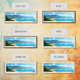 Sanya, China Panoramic Print, Vacation Gift, China Wall Art, Beach Painting, Beach Decor, Beach Or Lakehouse Art