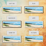 Singing Beach, Massachusetts Panoramic Beach Print, Vacation Gift, Massachusetts Wall Art, Beach Painting, Beach Decor, Beach Painting