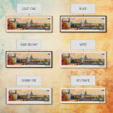 Saint Petersburg Russia Wall Art, Panoramic Travel Poster, Panoramic Framed Canvas Print, City Wall Art, Wall Hanging Home Decor, Travel Art