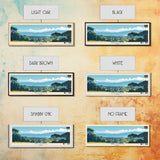 Ngong, Kenya Panoramic Travel Poster Canvas Print, Ngong, Kenya Painting, Kenya Art, Ngong Panoramic Travel Art, Travel Painting