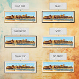 Portoviejo, Ecuador Travel Poster Panoramic Canvas Print, Portoviejo, Ecuador Painting, Ecuador Art, Portoviejo Travel Art, Guest Room Painting