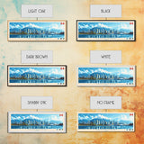 Vancouver, Canada Panoramic Travel Poster Canvas Print, Vancouver, Canada Painting, Canada Art, Vancouver Travel Art, Guest Room Painting