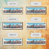 Antwerp Belgium Wall Art, Panoramic Travel Poster, Panoramic Framed Canvas Print, City Wall Art, Wall Hanging Home Decor, Travel Art