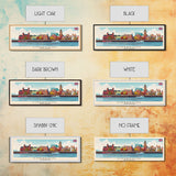 Liverpool United Kingdom Travel Art, City Art, Framed Canvas Print or Metal Wall Art, Europe Travel Poster, Panoramic Wall Art, Extra Wide Wall Art