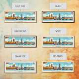 Westminster United Kingdom Wall Art, Panoramic Travel Poster, Panoramic Framed Canvas Print, City Wall Art, Wall Hanging Home Decor, Travel Art