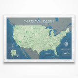 National Parks Push Pin Map Pin Board - Pins Included!