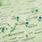 National Parks Push Pin Map Pin Board - Pins Included!