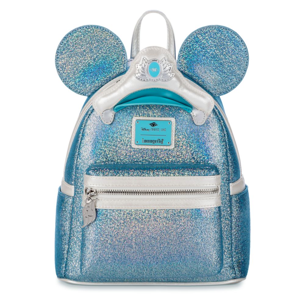 Loungefly Disney Cruise Line 25th Anniversary Shimmering Seas Mini Backpack