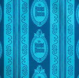 Disney Parks Loungefly The Haunted Mansion Wallpaper Drawstring Purse Glow in Dark