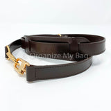 Dark Brown Leather Strap - Adjustable (25mm)