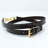 Dark Brown Leather Strap - Adjustable (20mm)