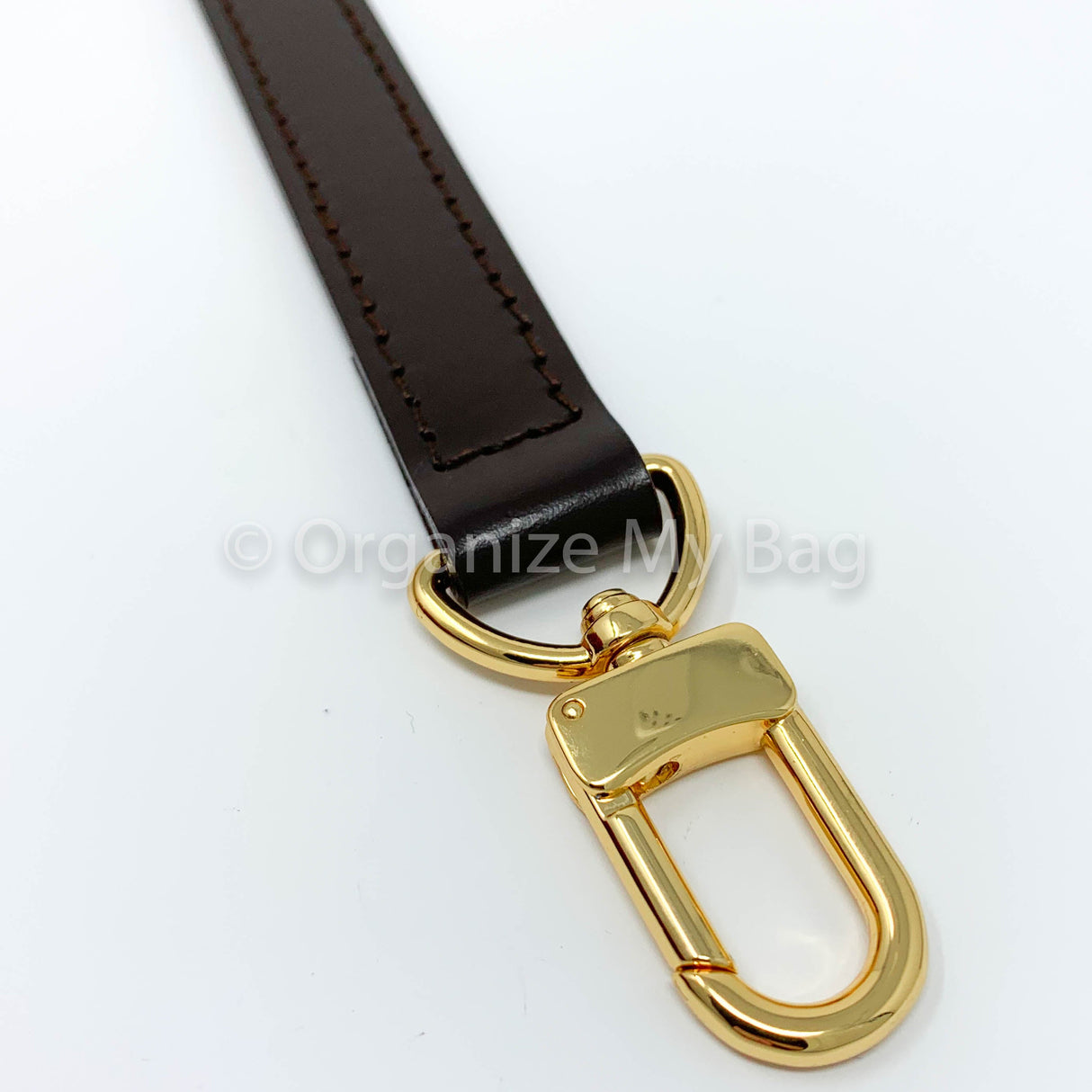 Dark Brown Leather Strap - Adjustable (20mm)