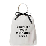 Where #*@!# Sock Bag, Cream