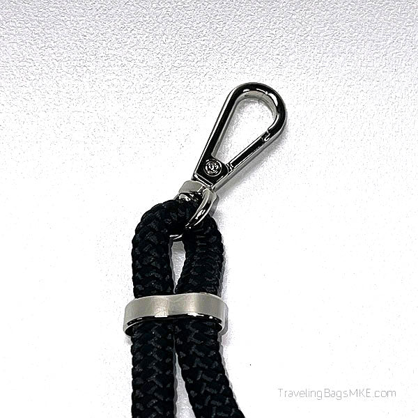 Neck Style Adjustable Cell Phone Lanyard - With Metal Clip, Adjusters, and End Hardware