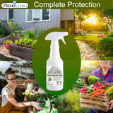 Plant and Garden Pest Control Spray - 32 oz - Plant Based All All Natural Non-Toxic - By Premo Guard