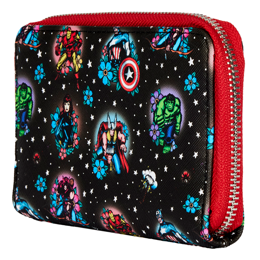 Loungefly: Marvel - Avengers Tattoo Zip Around Wallet