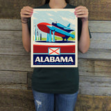 Alabama (State Pride) Art Print