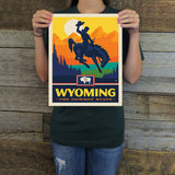 Wyoming (State Pride) Art Print