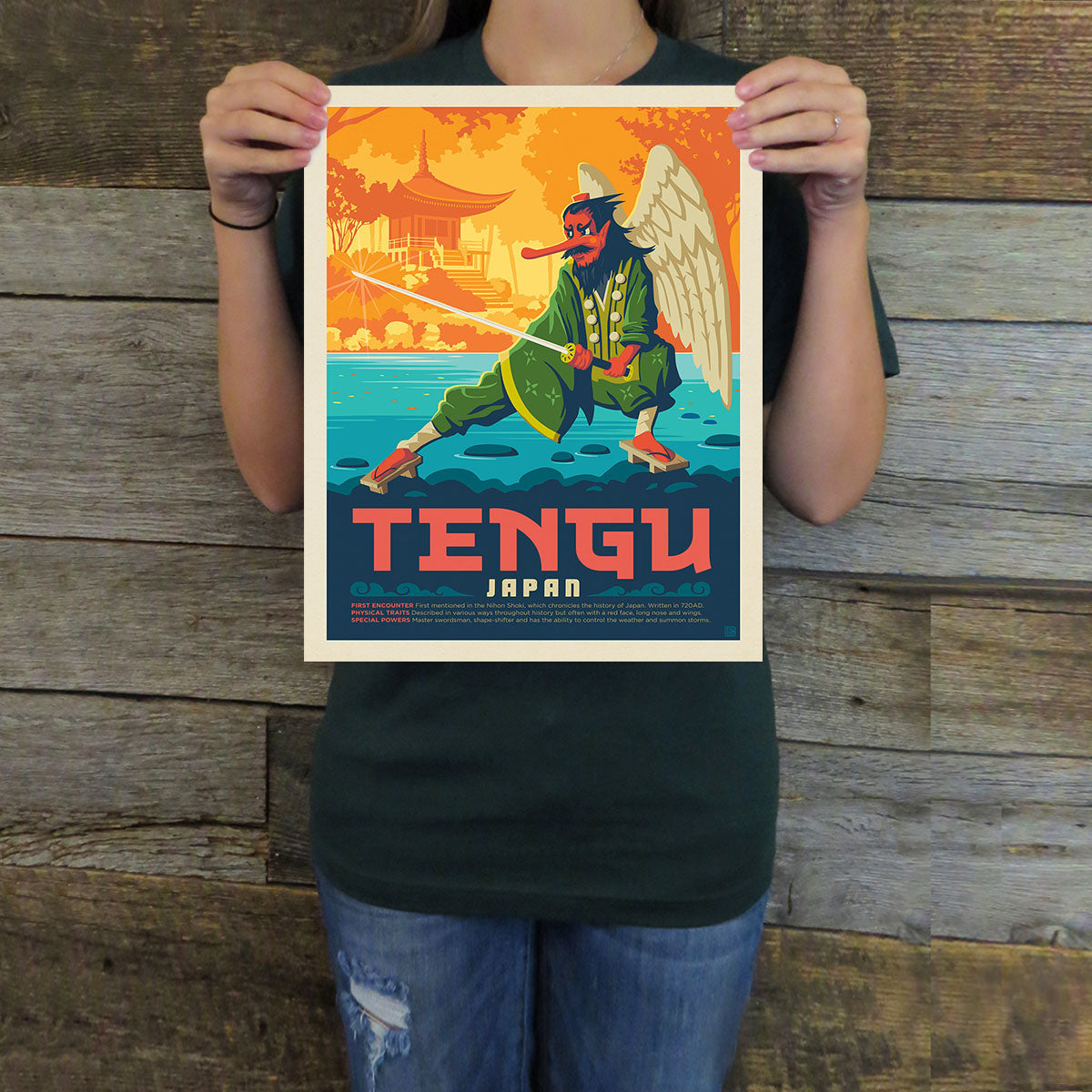 Japan: Tengu (Legends & Monsters) Art Print