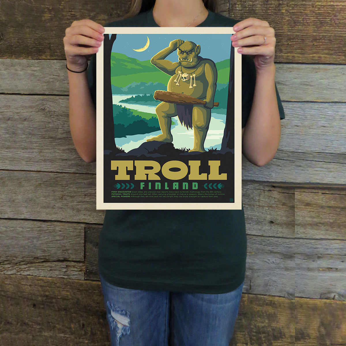 Finland: Troll (Legends & Monsters) Art Print