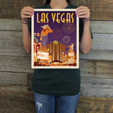 Las Vegas: Viva Vintage Vegas (American Travel) Art Print