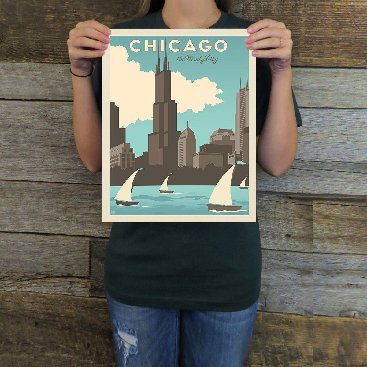 Chicago: Windy City (American Travel) Art Print