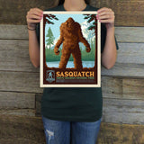 North Cascades National Park: Sasquatch (Legends & Monsters) Art Print