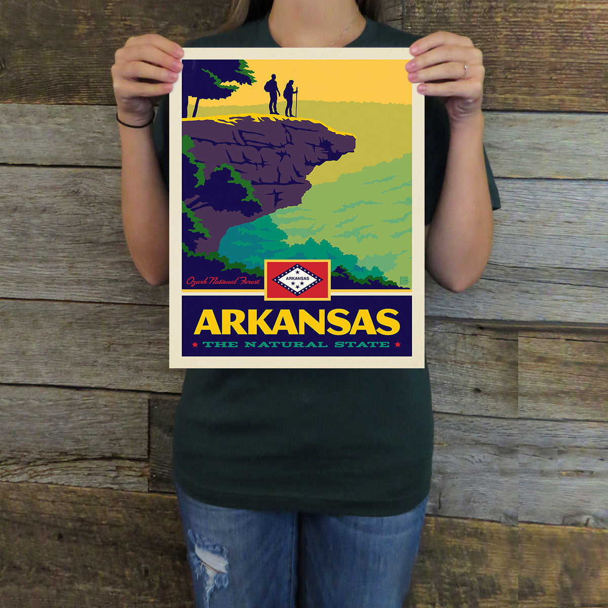 Arkansas (State Pride) Art Print