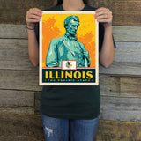 Illinois (State Pride) Art Print