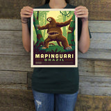 Brazil: Mapinguari (Legends & Monsters) Art Print