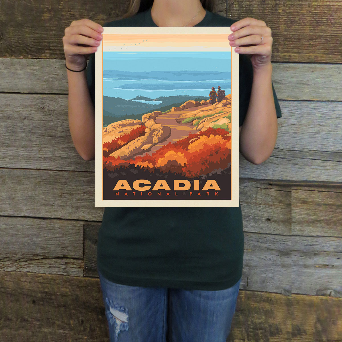 Acadia National Park (63 National Parks) Art Print