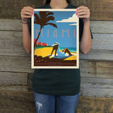 Miami, FL (American Travel) Art Print