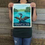 Minnesota: Loon (American Travel) Art Print