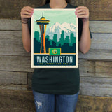 Washington (State Pride) Art Print