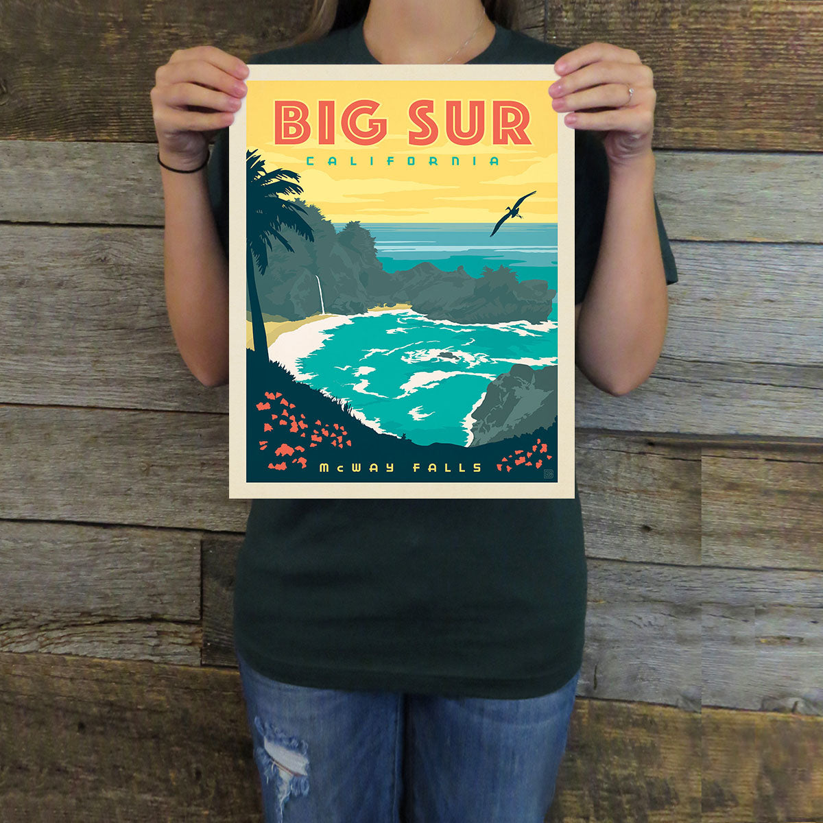 Big Sur, CA (American Travel) Art Print