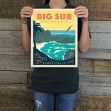 Big Sur, CA (American Travel) Art Print