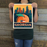 Georgia (State Pride) Art Print