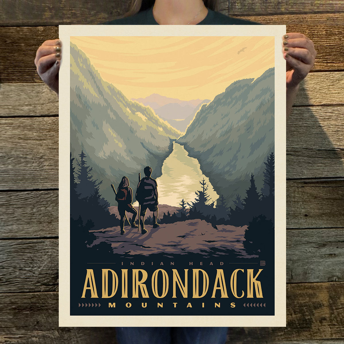 Adirondack Mountains: Indian Head (American Travel) Art Print