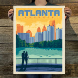 Atlanta, GA: Piedmont Park (American Travel) Art Print