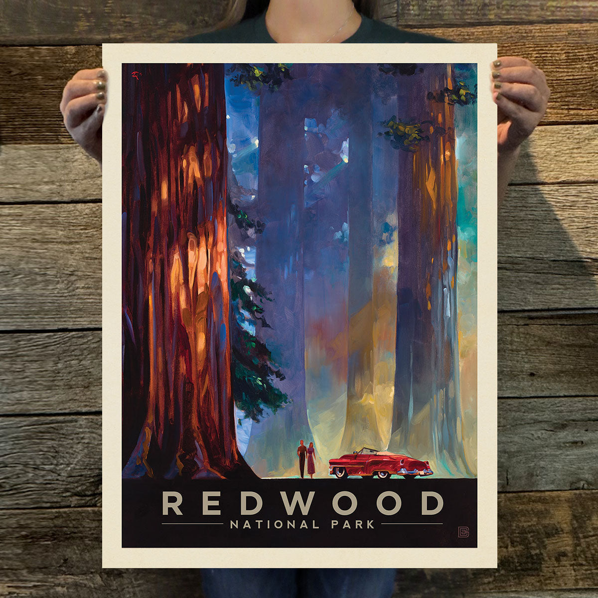 Redwood National Park: Among the Giants (63 National Parks) Art Print