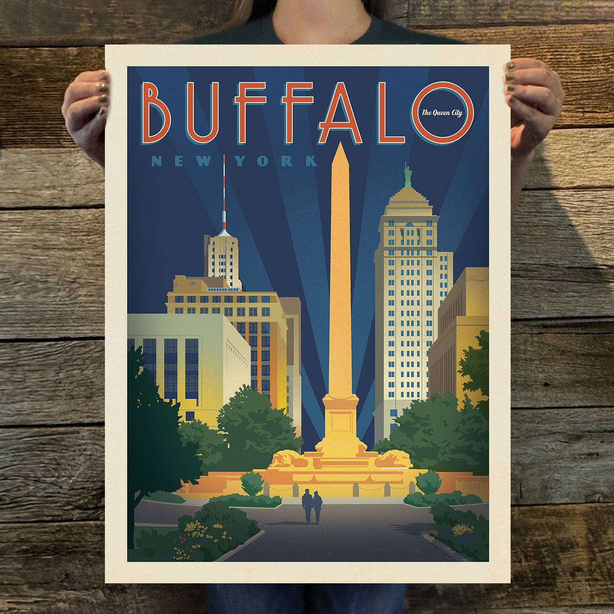 Buffalo, NY (American Travel) Art Print