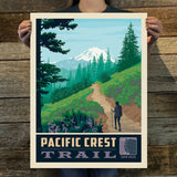 Pacific Crest Trail (American Travel) Art Print