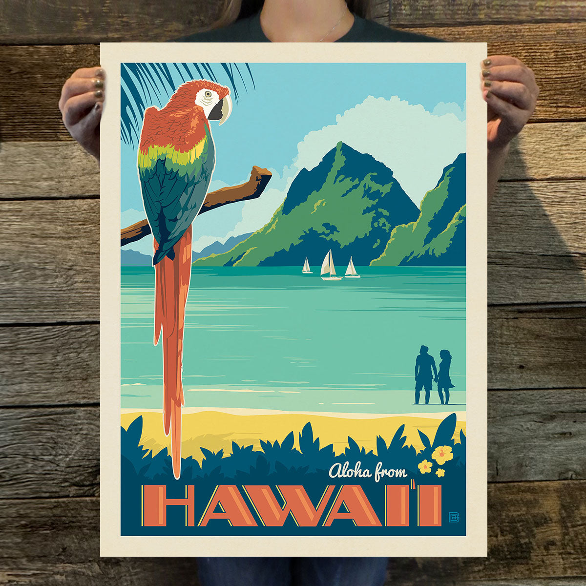 Hawai'i: Tropical Paradise (American Travel) Art Print