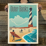 Outer Banks, NC (American Travel) Art Print