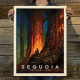 Sequoia National Park: Nature's Cathedral (63 National Parks) Art Print