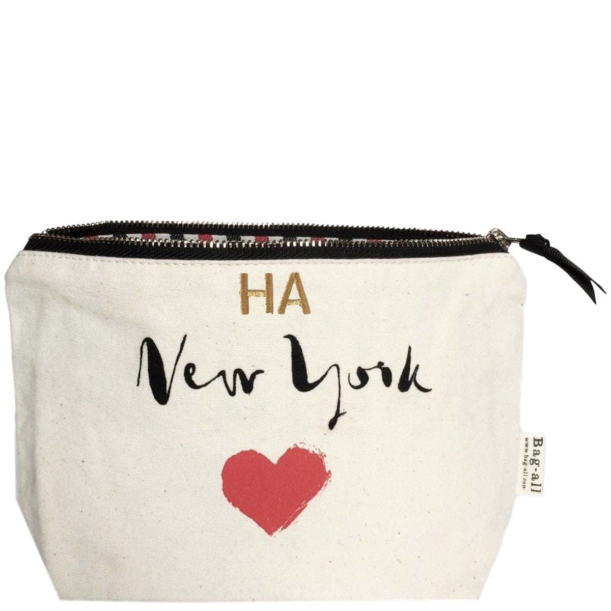 New York Heart Pouch, Cream