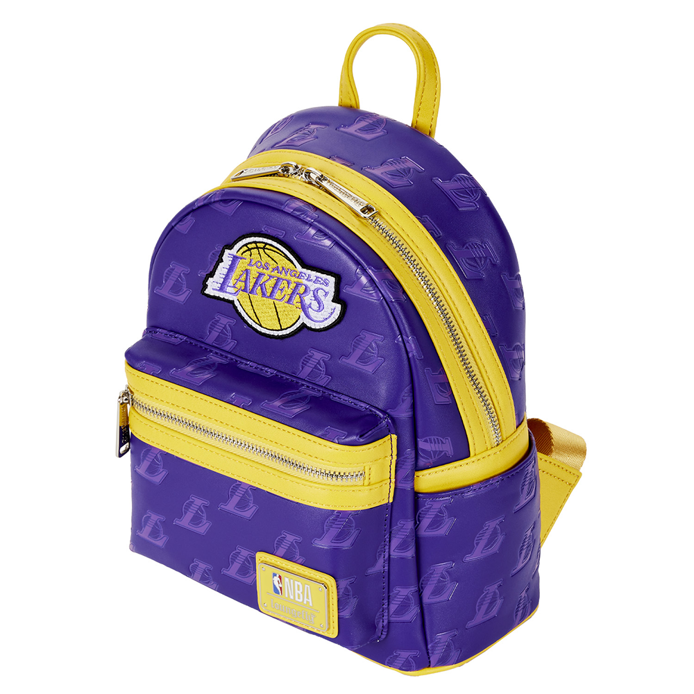 Loungefly: NBA LA Lakers Debossed Logo Mini Backpack