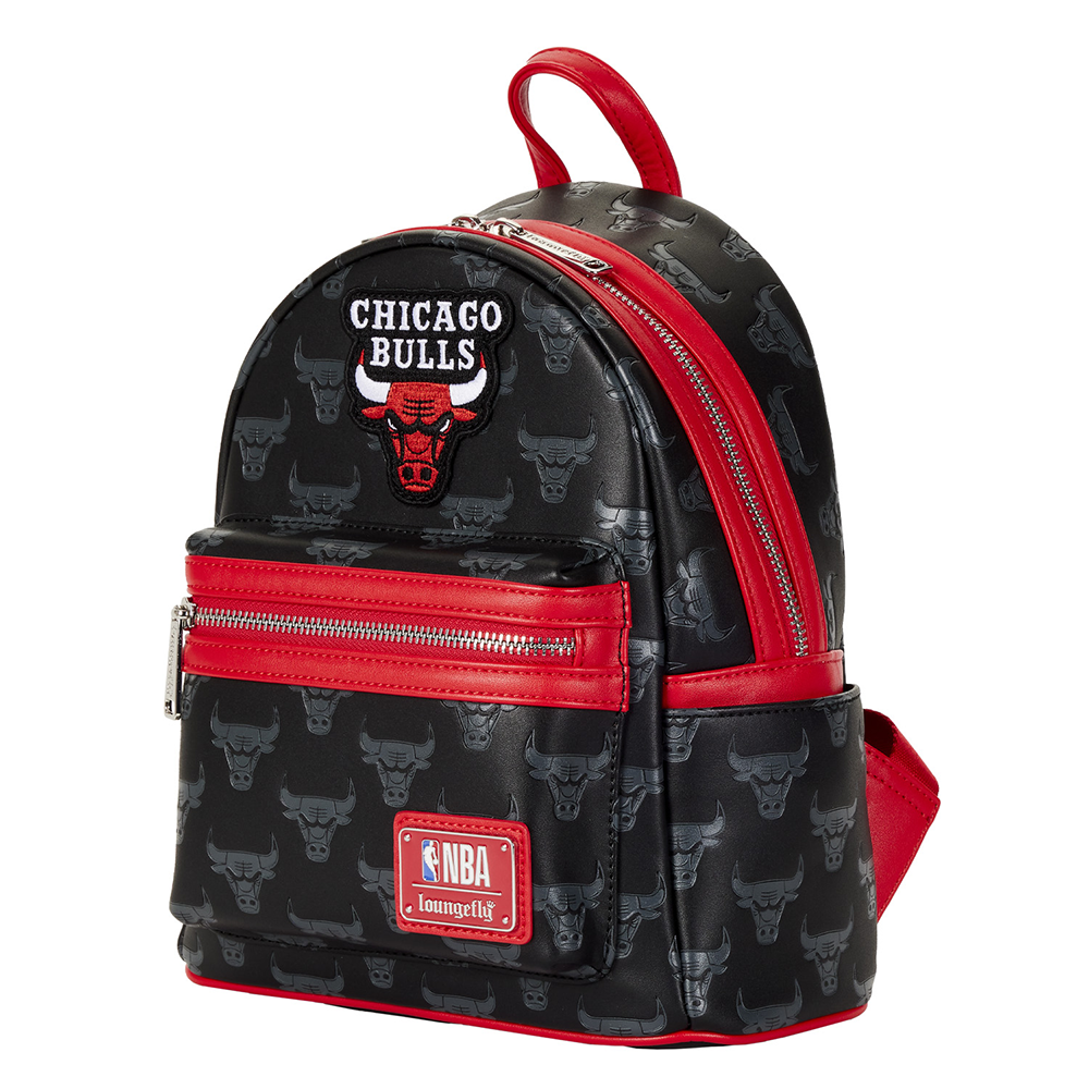 Loungefly: NBA Chicago Bulls Debossed Logo Mini Backpack